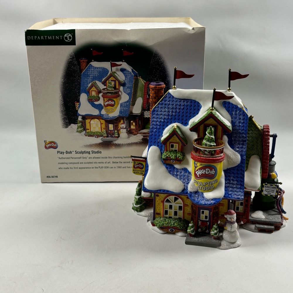 Dept 56 Play-Doh Sculpting Studio North Pole Series Christmas Village 56.56746
